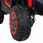 Elektrické autíčko Buggy ATV Racing Dvojmiestne!!! Červené - 4 X 200 W - 24V7Ah